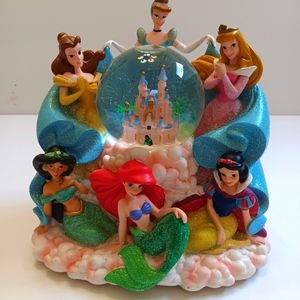 Disneyland Parks Princess Snow Globe Once Upon A Dream Ariel Cinderella Belle